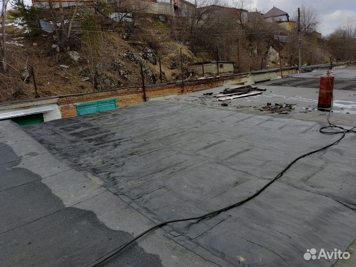 Ремонт крыши гаража
