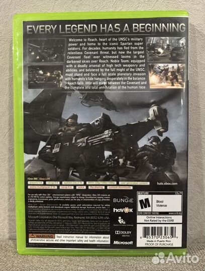 Halo reach xbox 360/xbox one /series x