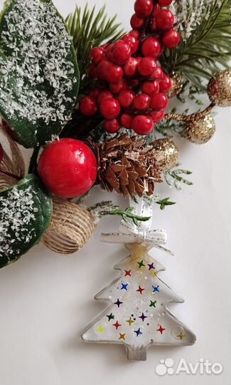 Новогодние игрушки из эпоксидной смолы