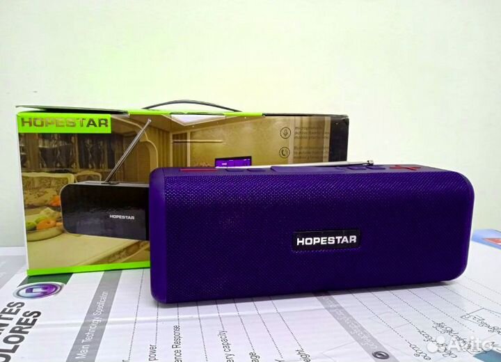 Колонка Hopestar T9 с Радио + Антенна + Гарантия