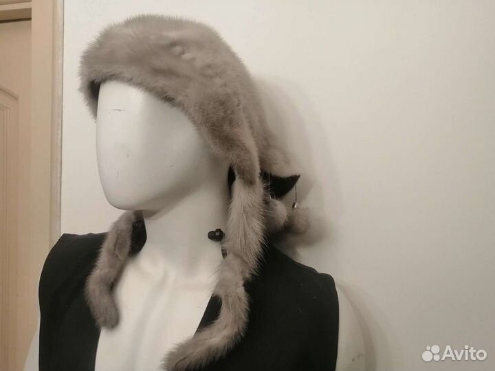 Шапка норковая, новая