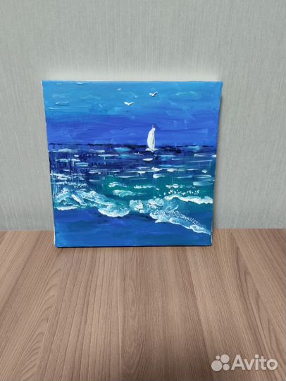 Картина акрилом на холсте