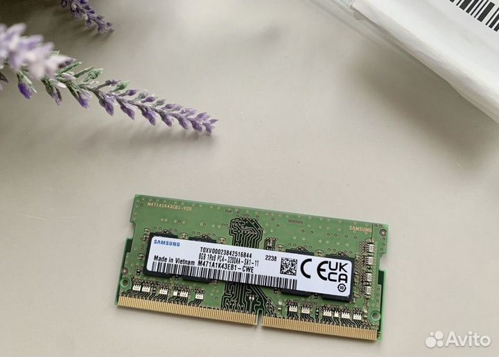 Оперативная память Samsung DDR4 16 гб DDR4
