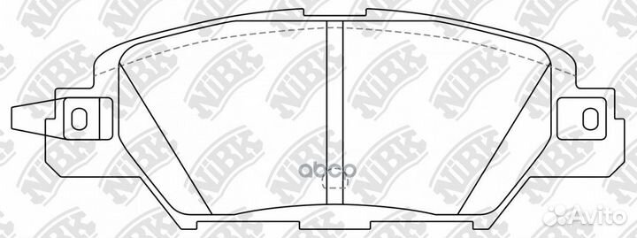 Колодки тормозные mazda CX-5 11- 2.0-2.5 PN5818