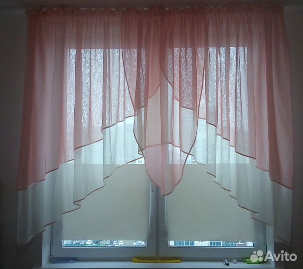 Штора на кухонное окно