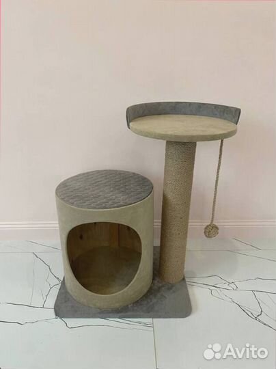 Домик для кошки с лежанкой