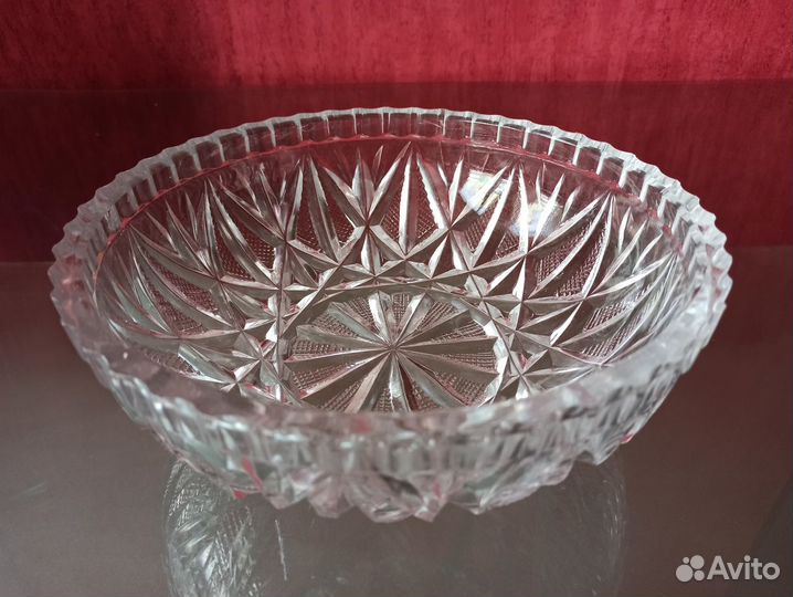 Ваза из хрусталя СССР