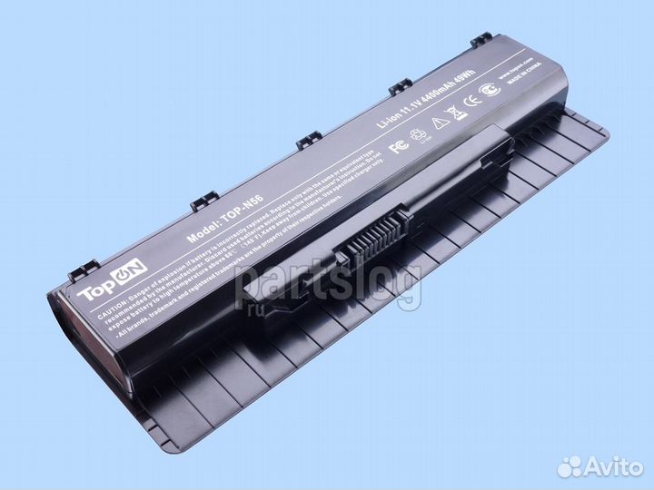 Аккумулятор TOP-N56 для Asus A32-N56 11.1V 4400mAh