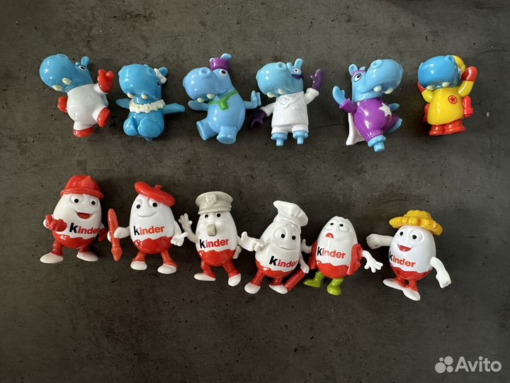 Игрушки из киндера 90х пакетом цена за все