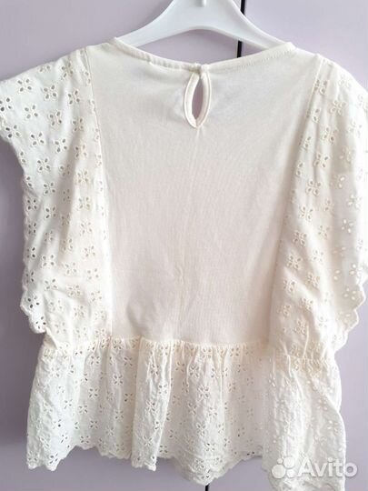 Блуза Zara для девочки. Новая. Размер 128. 8 лет