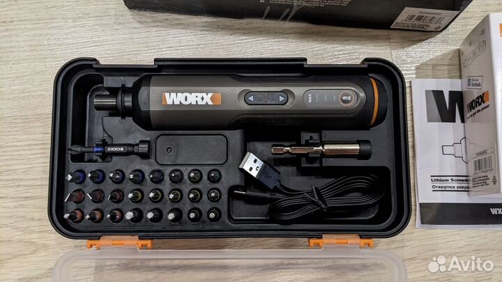 Инструмент Worx - пила, отвёртка, аккумулятор 4ач