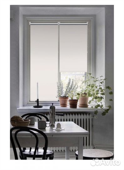 Рулонная штора блэкаут 55*160