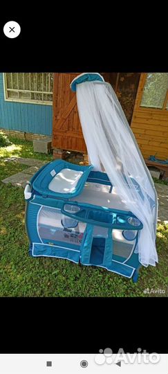 Детская кровать манеж