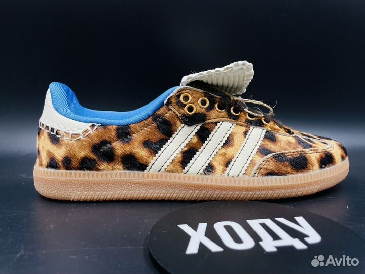 Кеды adidas samba pony x wales bonner leopard