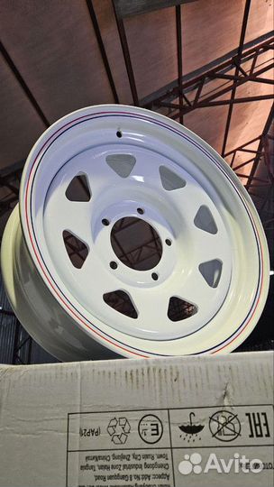 Диск R15x7 5x139.7 ET-20 CB110.1 белый