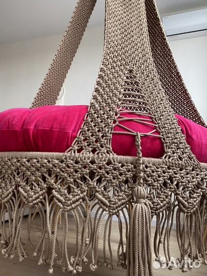 Кресло-гамак макраме