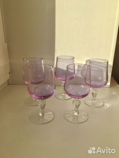 Фужеры СССР александритовое стекло гхз