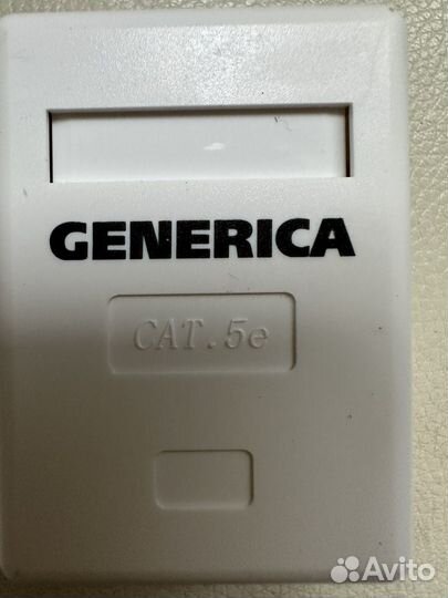 Розетка 1 порт RJ45 накладная,уп. за 14 шт