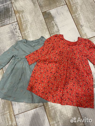 Пакет одежды на девочку 80-86