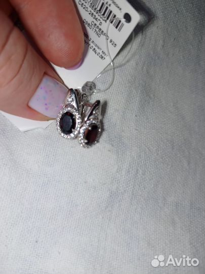Серебряные сережки
