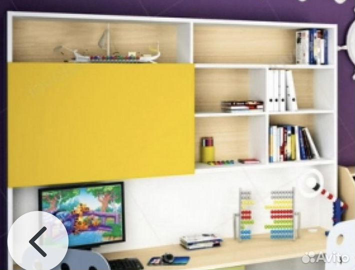 Модульная стенка-Шкаф стеллаж