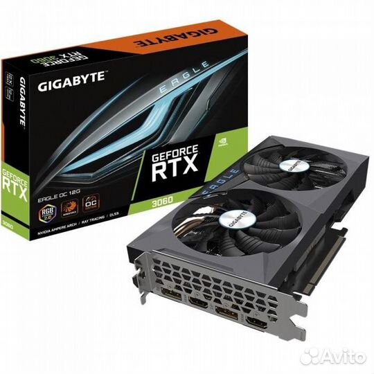 Видеокарта Gigabyte (GV-N3060eagle OC-12GD 2.0) Ge