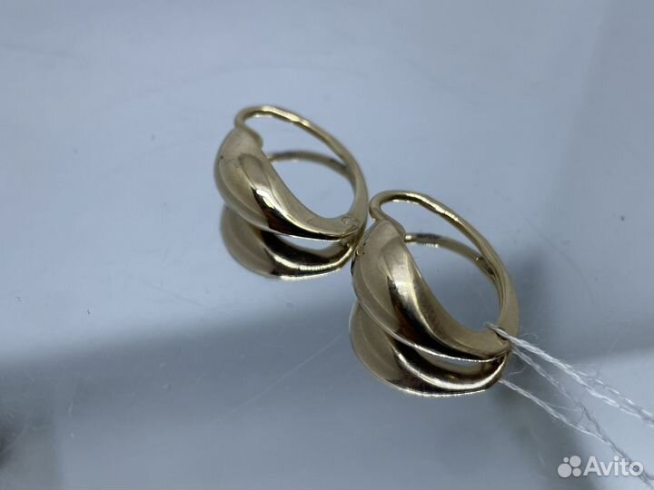 Золотые серьги СССР