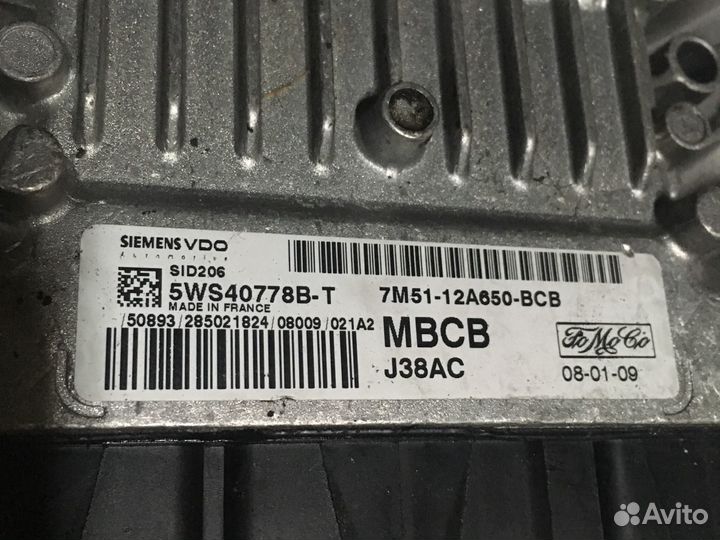 Эбу Ford Focus ll 1.8tdci siemens