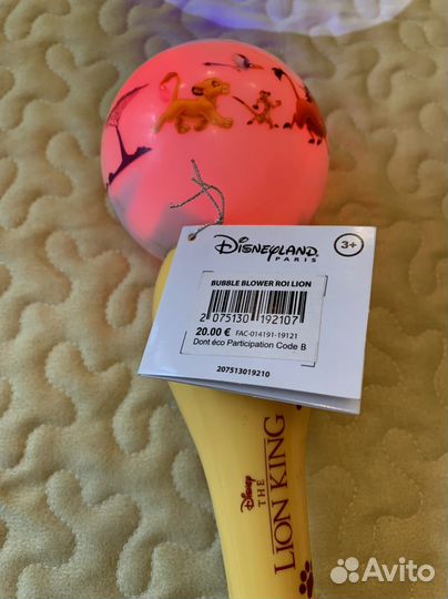 Игрушка генератор пузырей Disneyland Paris