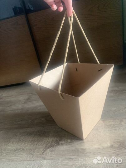 Коробки для букетов крафт