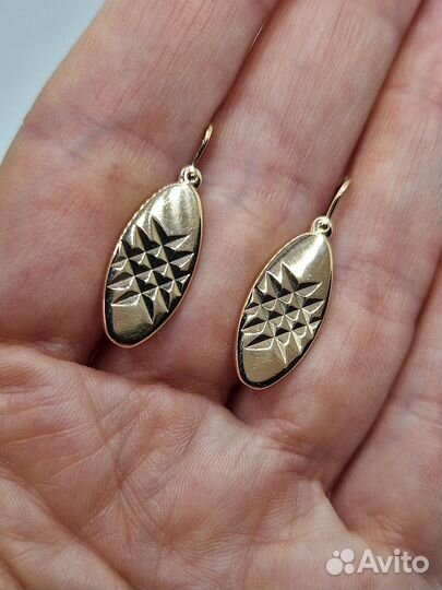 Золотые серьги СССР
