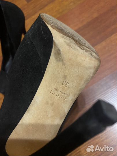 Туфли замшевые Gucci