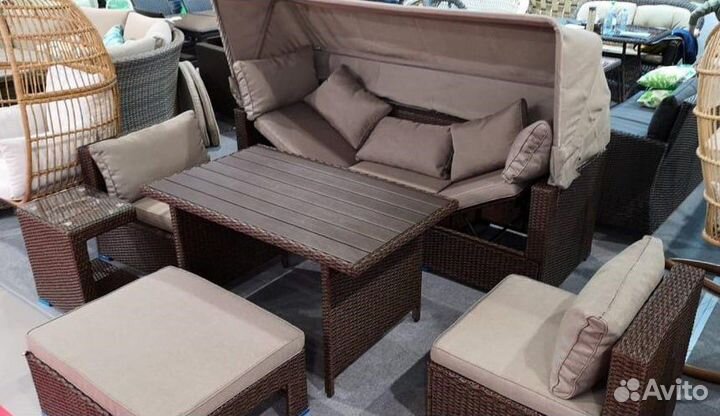 Садовая мебель диван-трансформер
