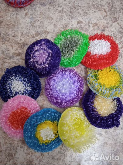 Мочалка ручной работы