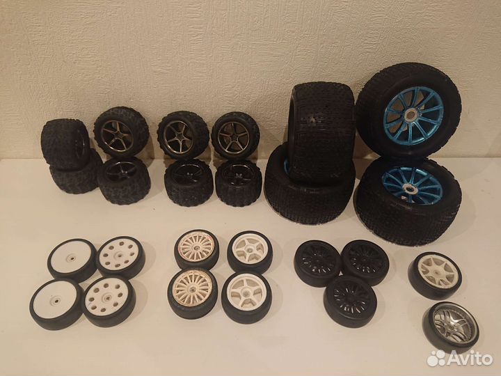 Колёса для радиоуправляемых моделей 1/16-1/10-1/8