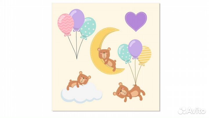 Интерьерные наклейки