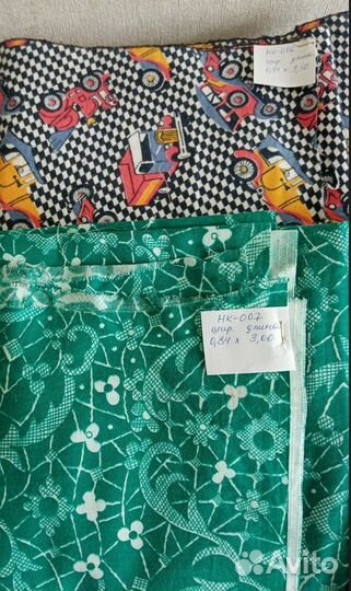 Ткань отрезы хлопок