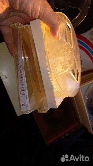 Бобины, катушки для магнитофона