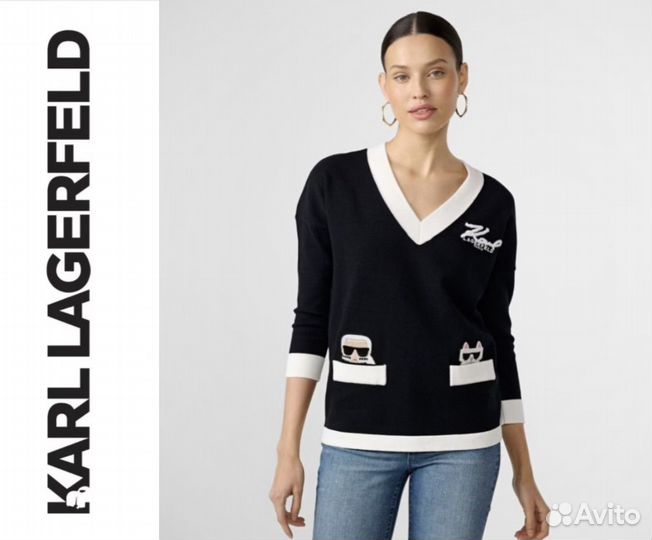 Джемпер женский 48 50 Karl Lagerfild оригинал