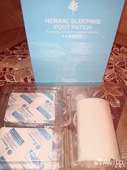 Травяные пластыри для стоп