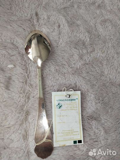 Серебряная чайная ложка