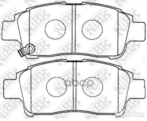 Колодки передние (toyota yaris / vitz 1.0-1.3 )