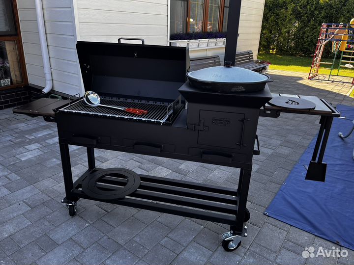 Мангал гриль печь под казан 5 мм