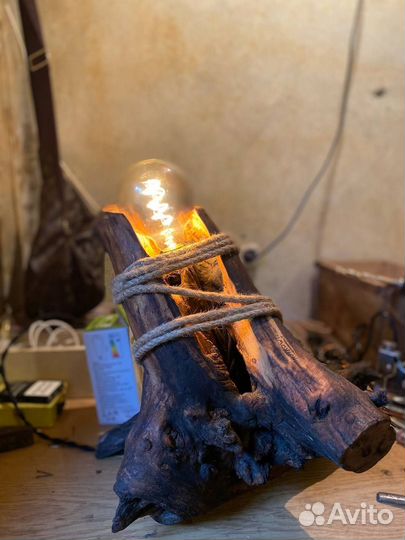 Светильник лофт (эко стиль) ручная работа