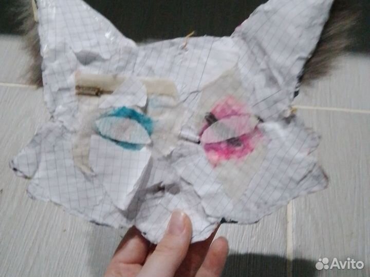 Маска для квадробики лиса