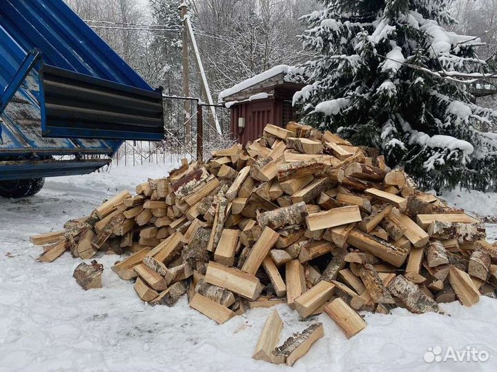 Дрова березовые. Колотые
