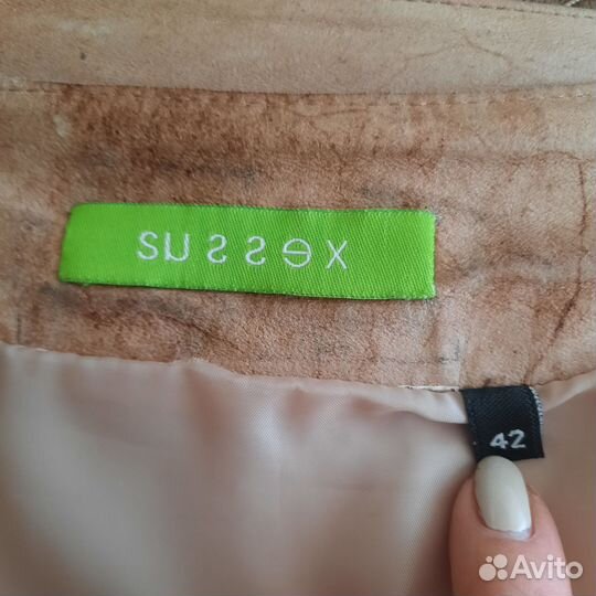 Юбка из натуральной кожи