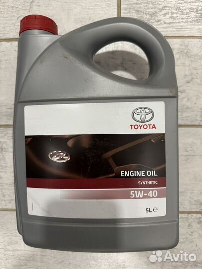 Масло toyota engine OIL 5W-40 synthetic, 5л. Felix