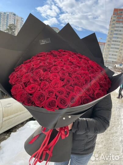 101 роза 70 см