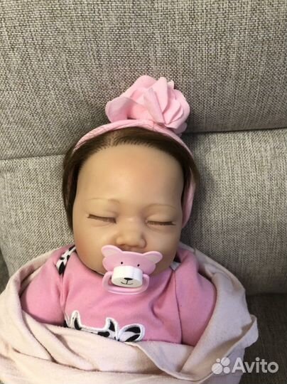 Кукла реборн силиконовая девочка
